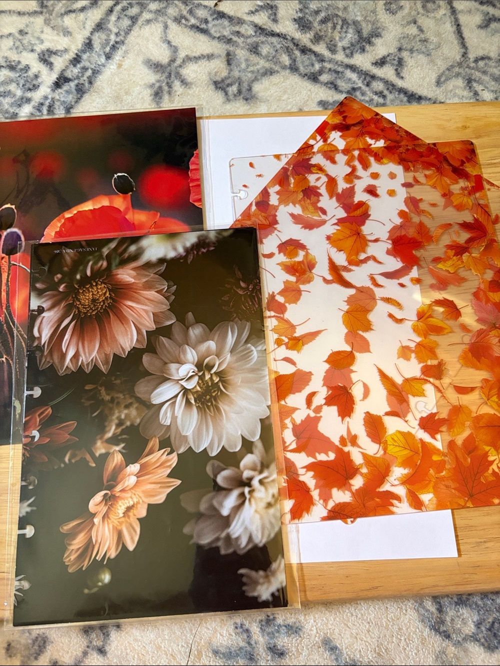 Jane’s Agenda Planner Cover and Set of Decorative Dashboards